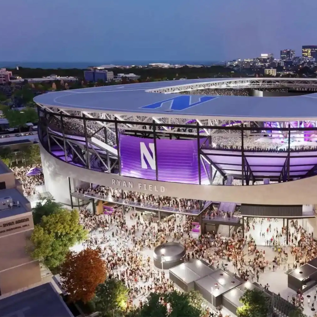 Ryan Field EverLights lighting project
